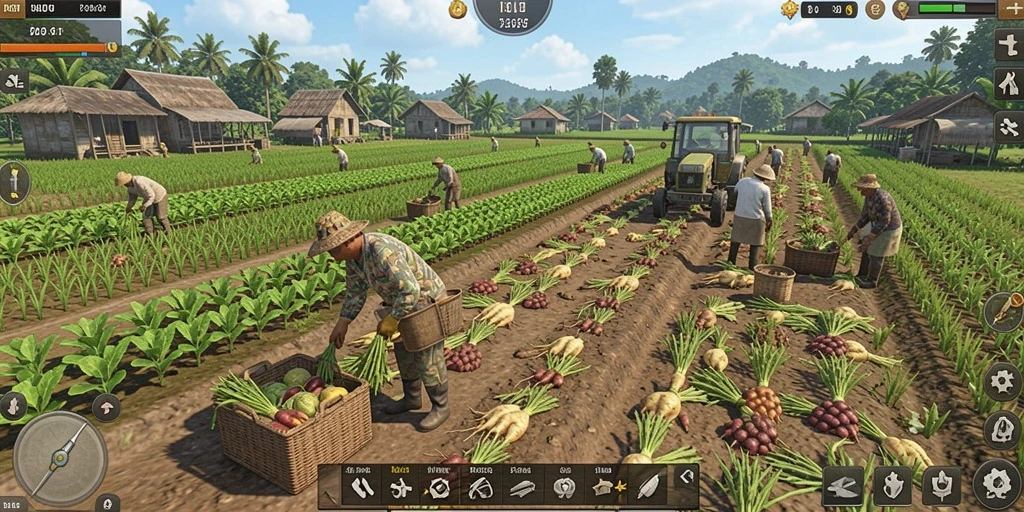 Tampilan menu utama yang menarik dan interaktif.