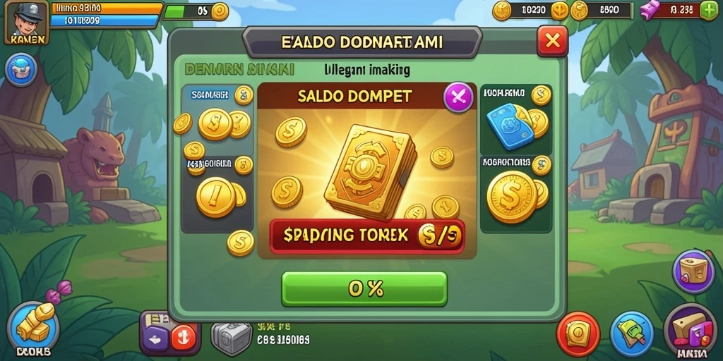 Screenshot menampilkan antarmuka permainan yang menarik.